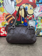 Chanel Leather Brown Satchel