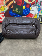 Chanel Leather Brown Satchel