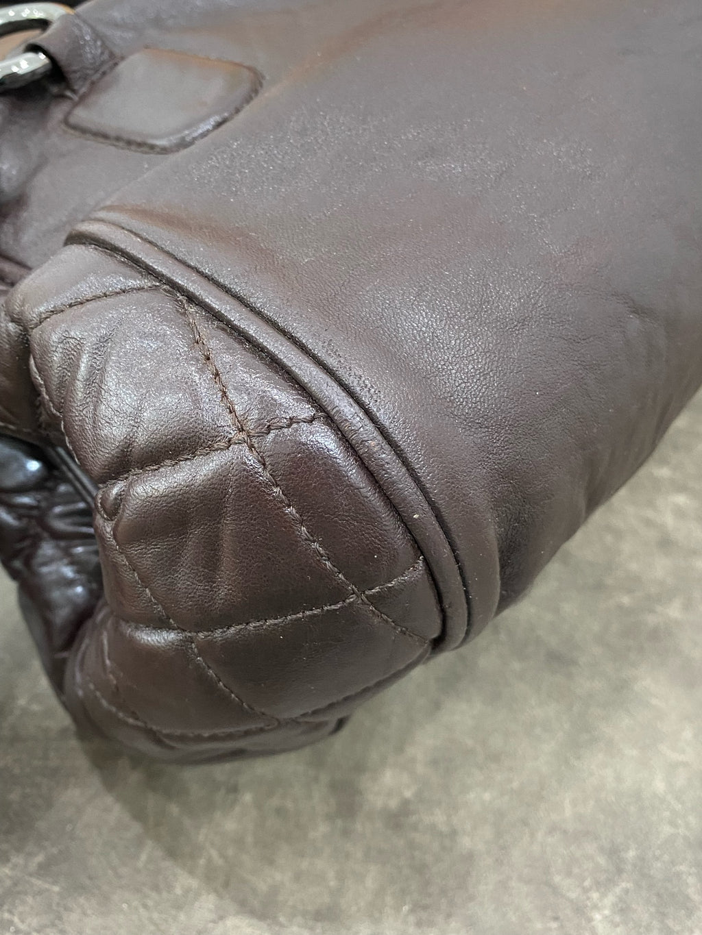 Chanel Leather Brown Satchel
