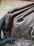 Chanel Leather Brown Satchel