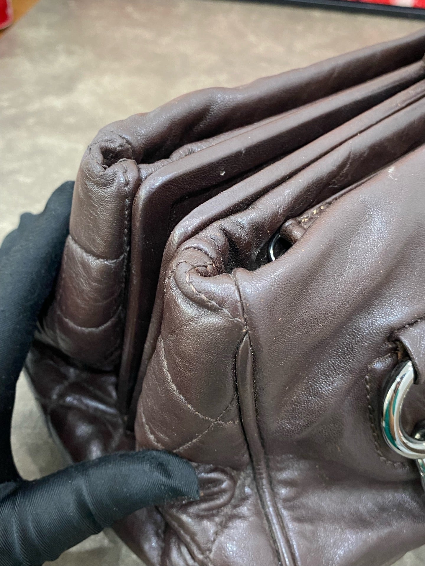Chanel Leather Brown Satchel