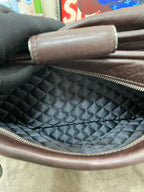 Chanel Leather Brown Satchel