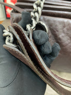 Chanel Leather Brown Satchel