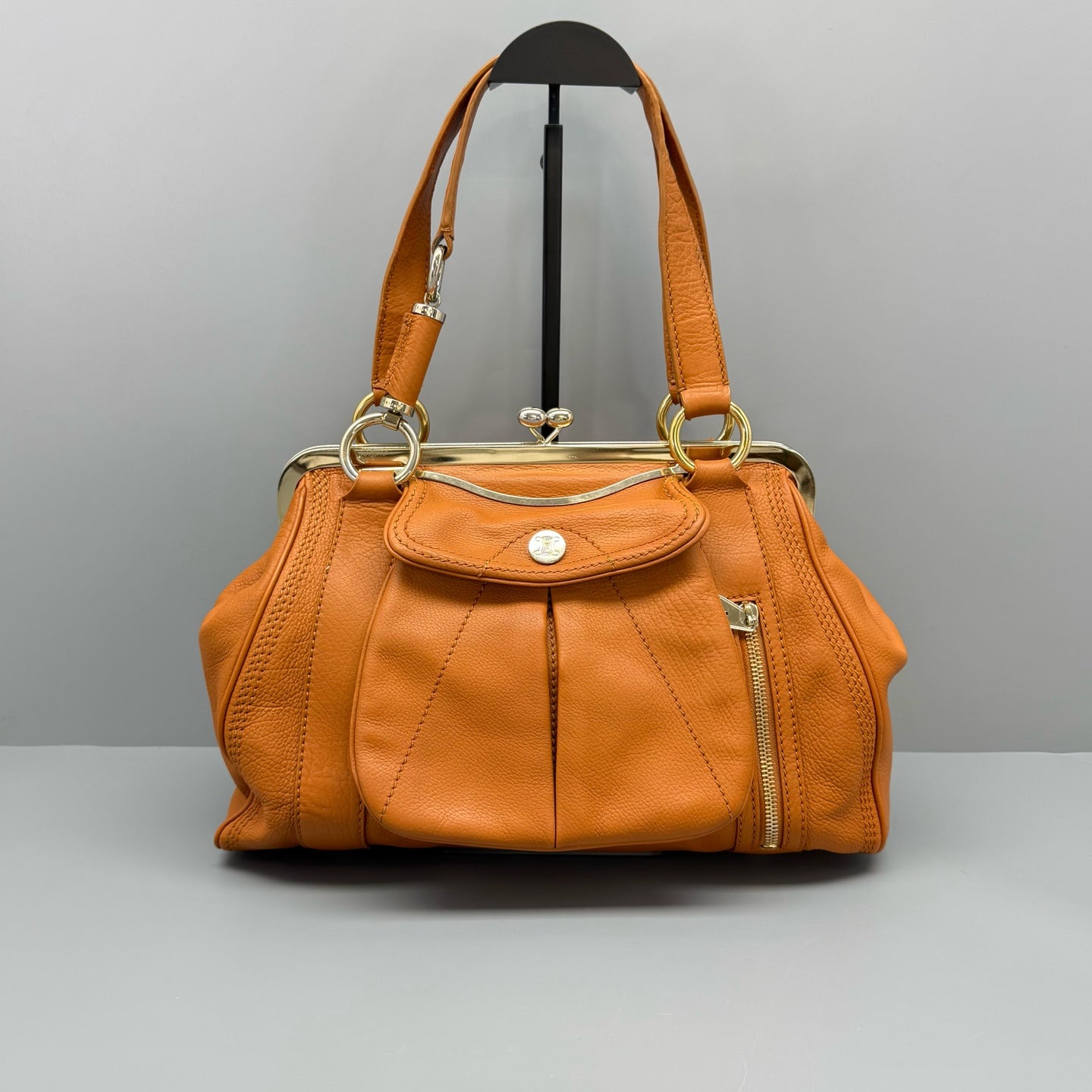 Celine Orange Shoulder Bag