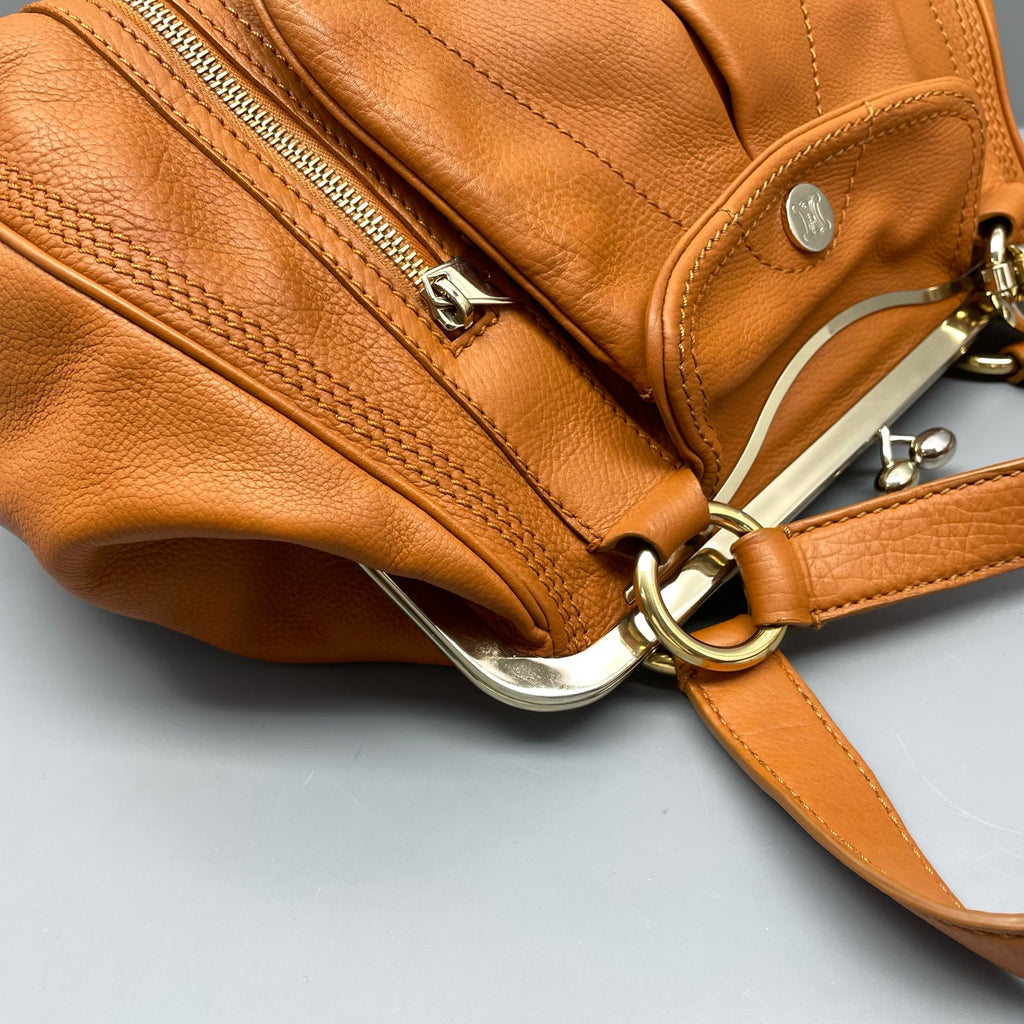 Celine Orange Shoulder Bag