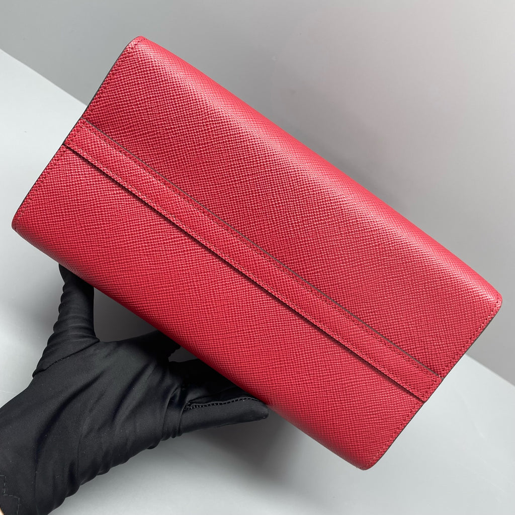 Prada Red Satchel