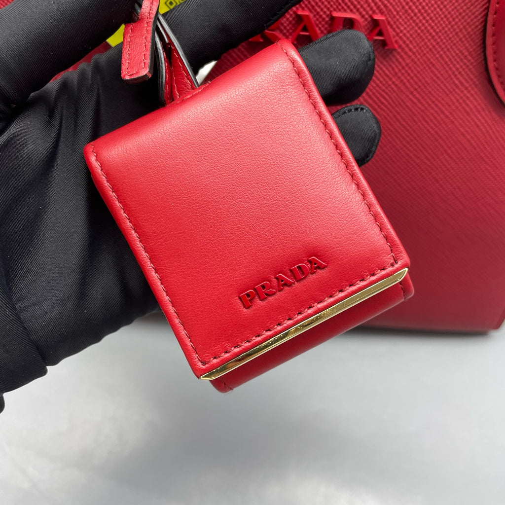 Prada Red Satchel