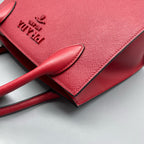 Prada Red Satchel
