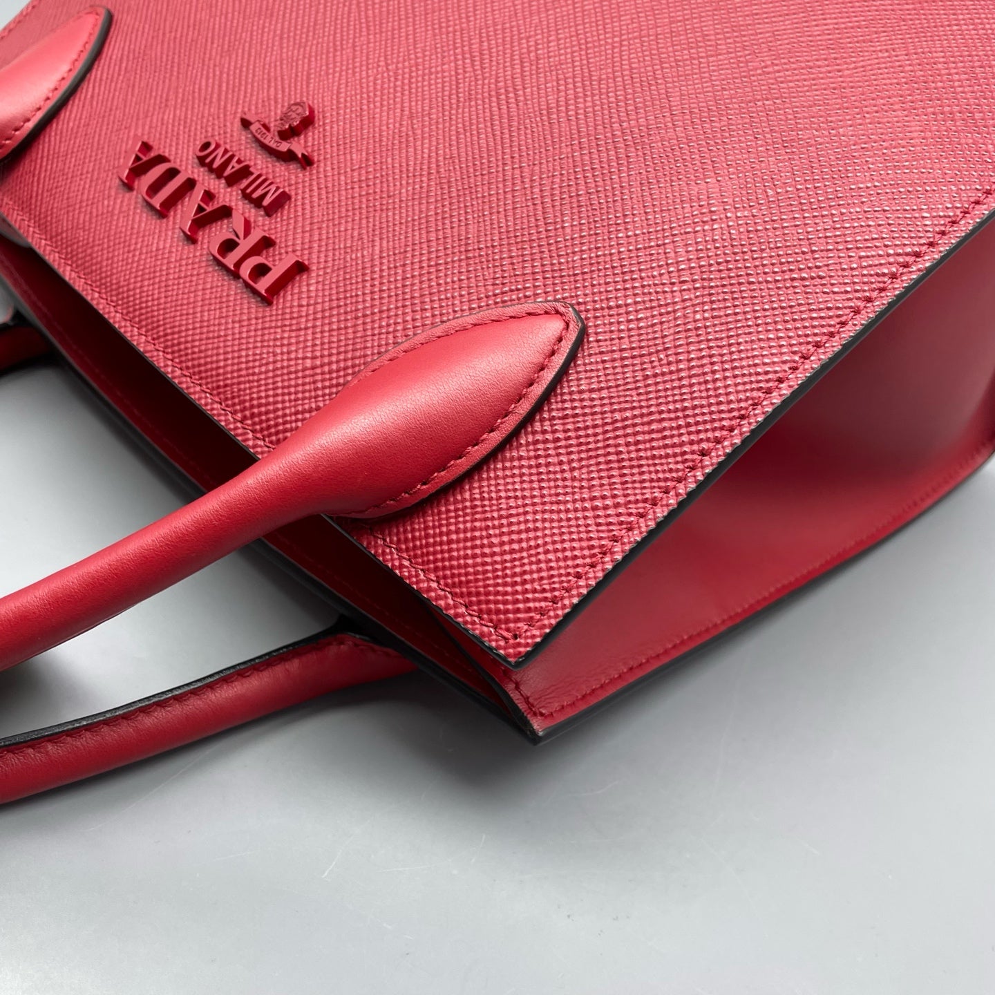 Prada Red Satchel