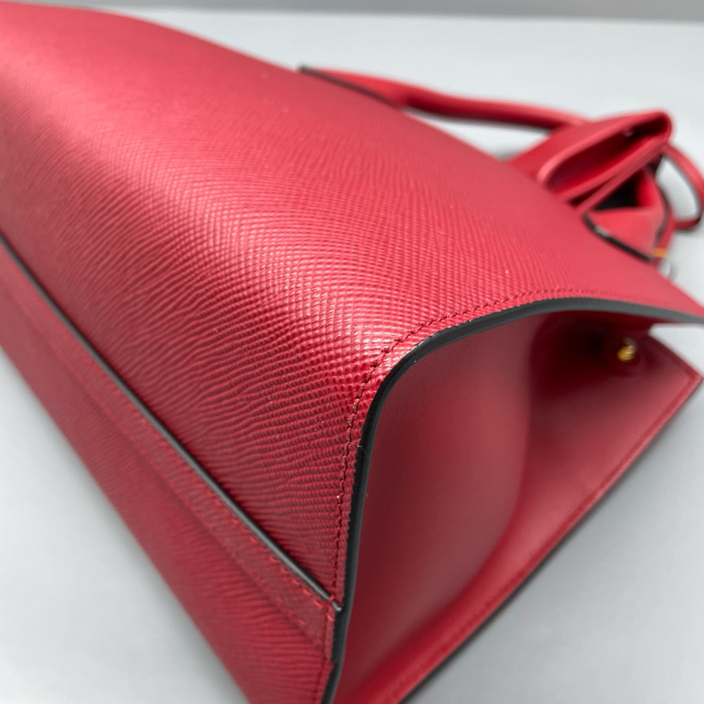 Prada Red Satchel