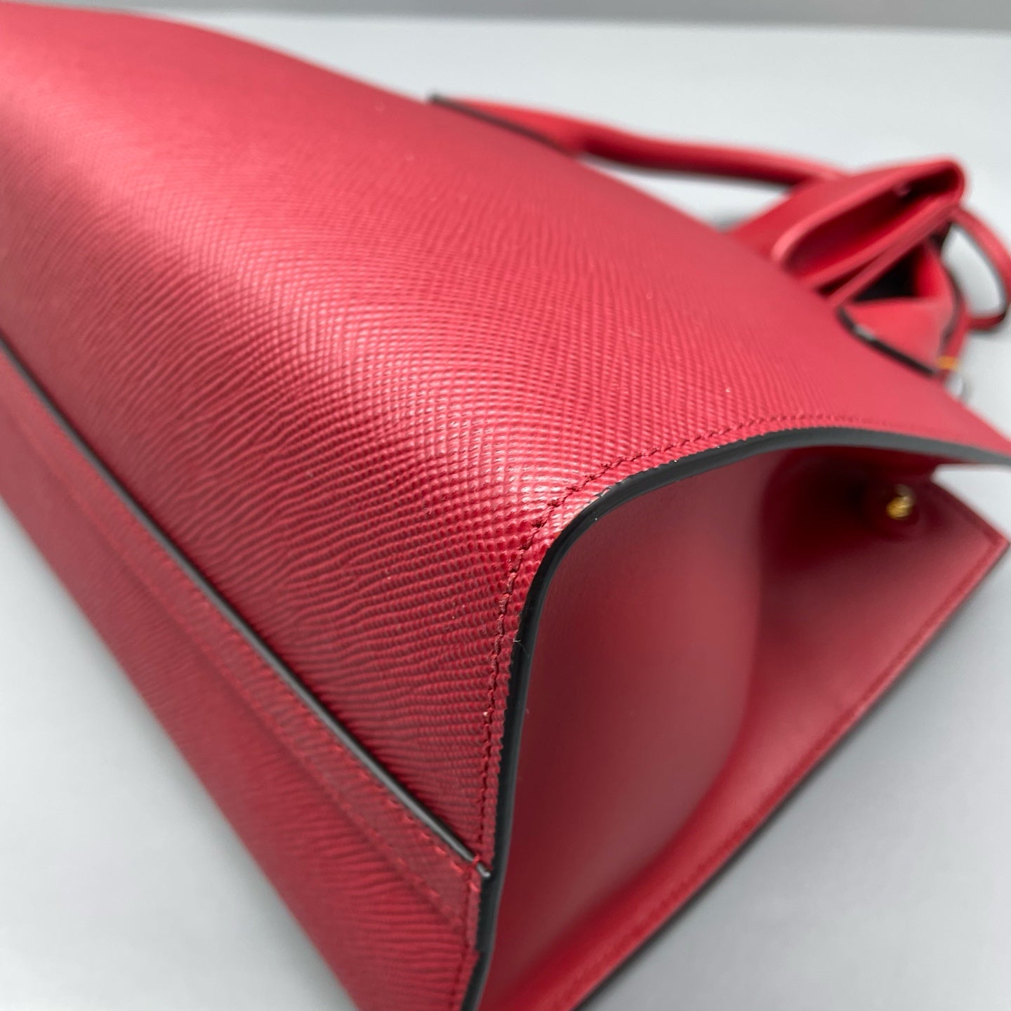 Prada Red Satchel