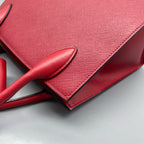 Prada Red Satchel