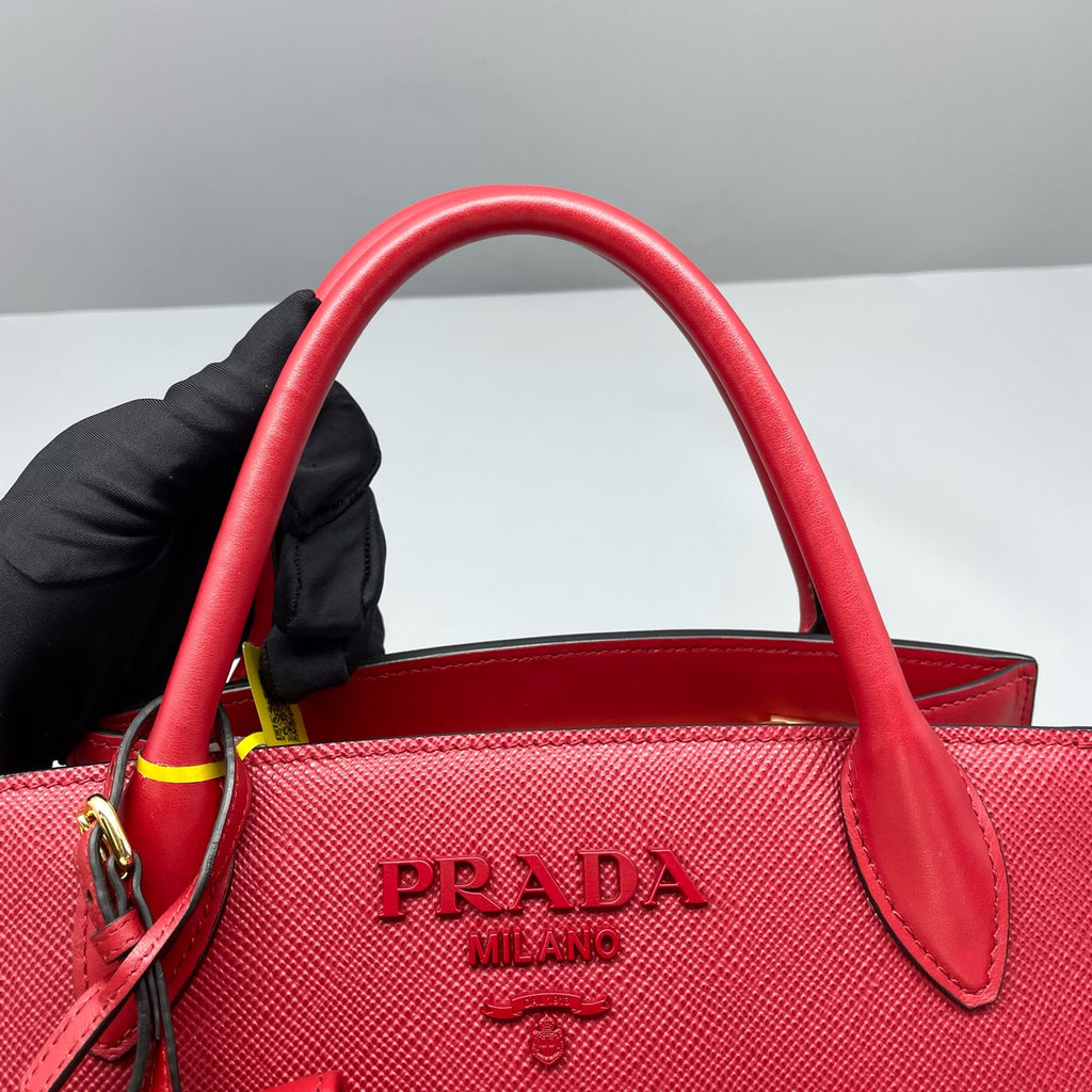 Prada Red Satchel