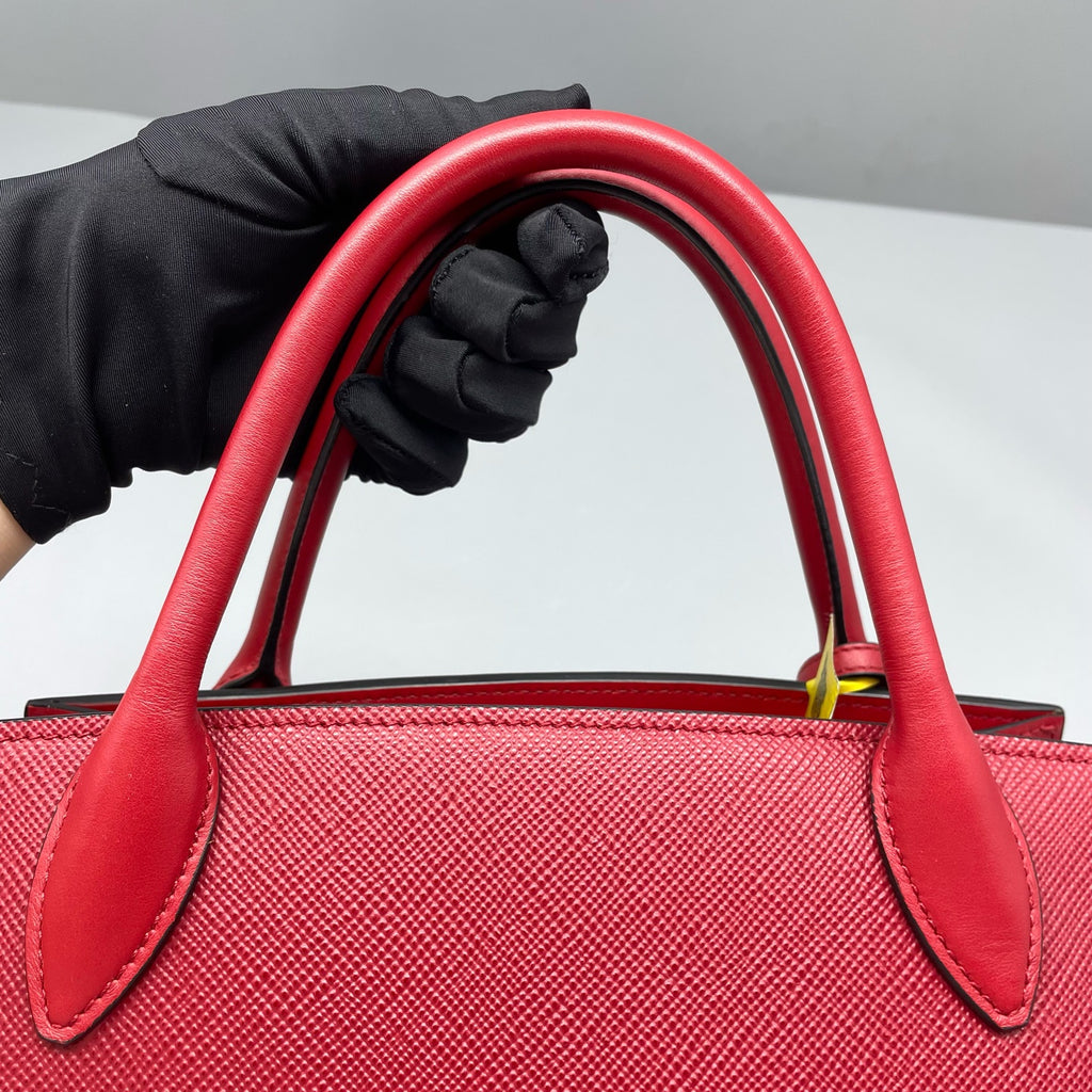 Prada Red Satchel