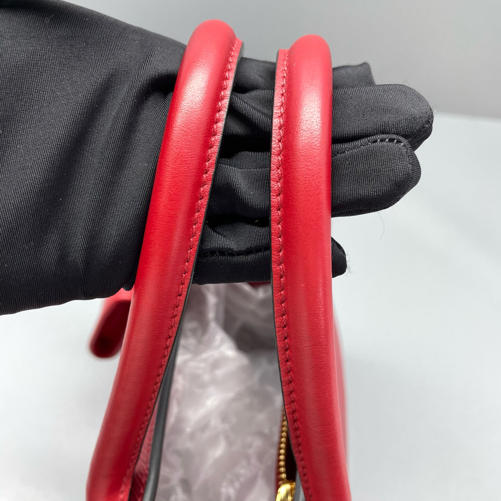 Prada Red Satchel