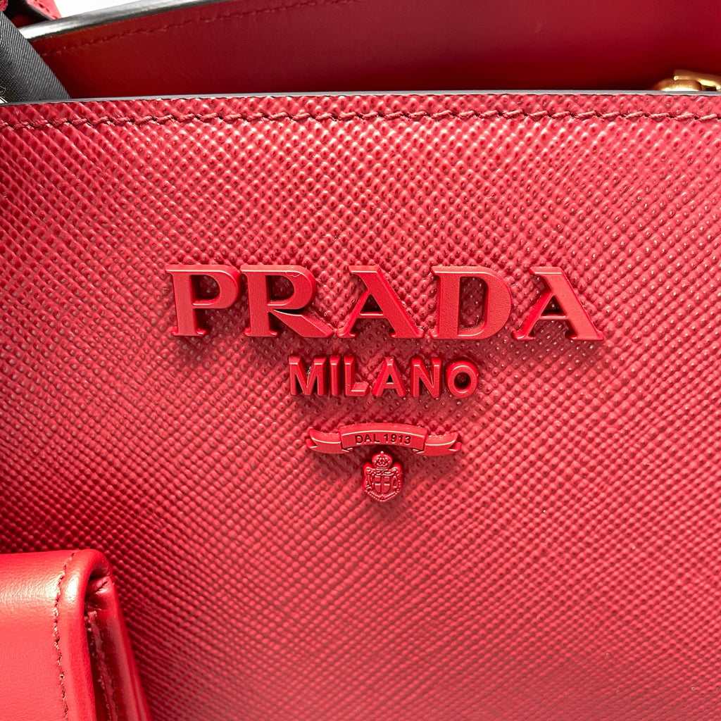 Prada Red Satchel