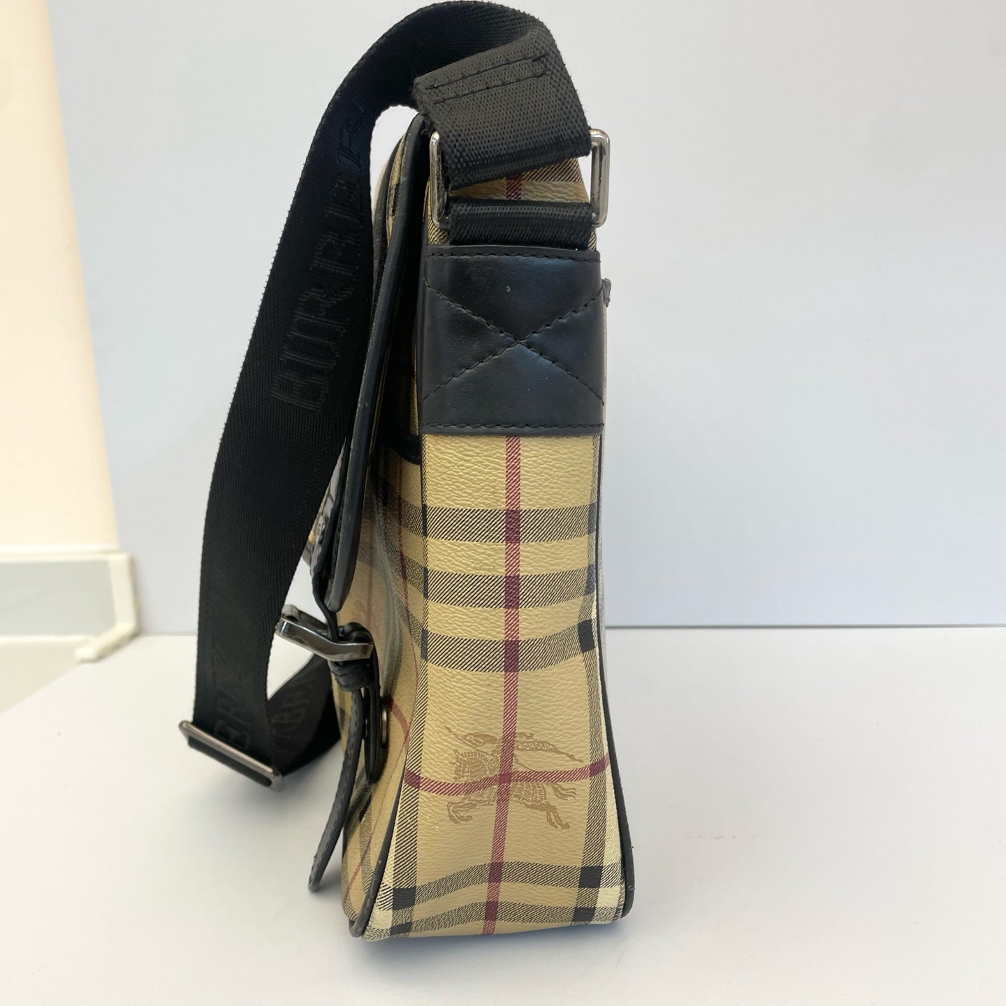 Burberry Canvas Messenger Bag