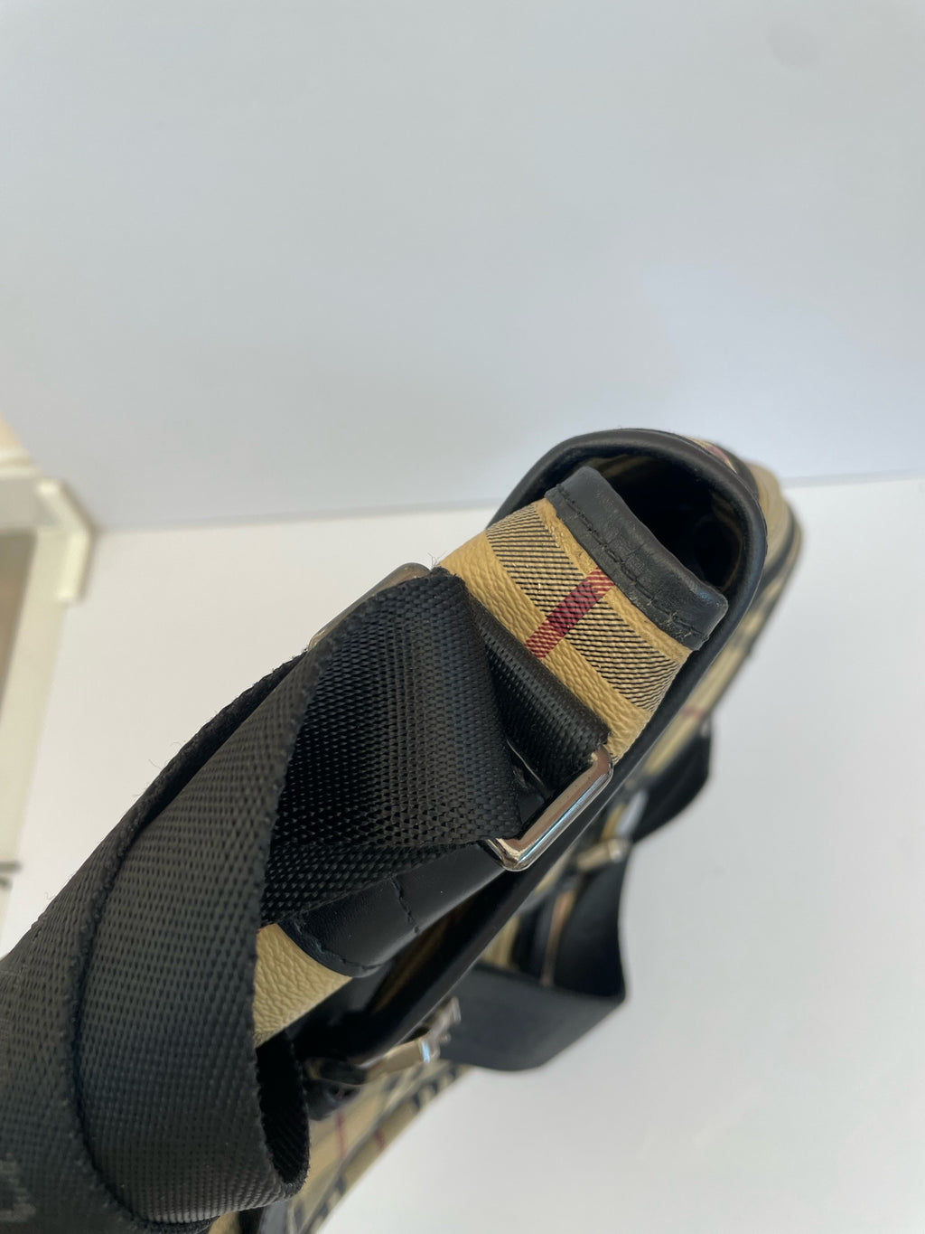 Burberry Canvas Messenger Bag