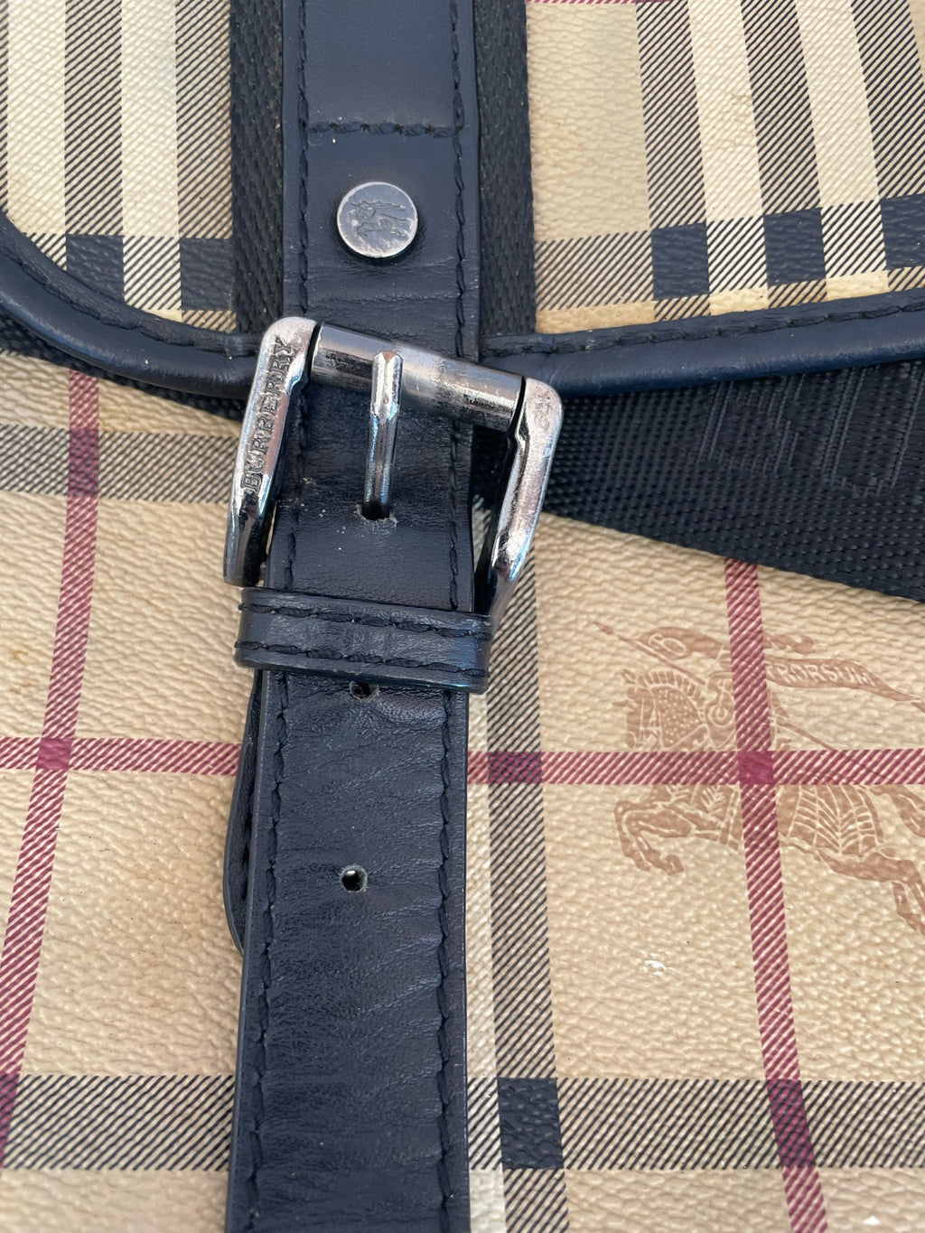 Burberry Canvas Messenger Bag