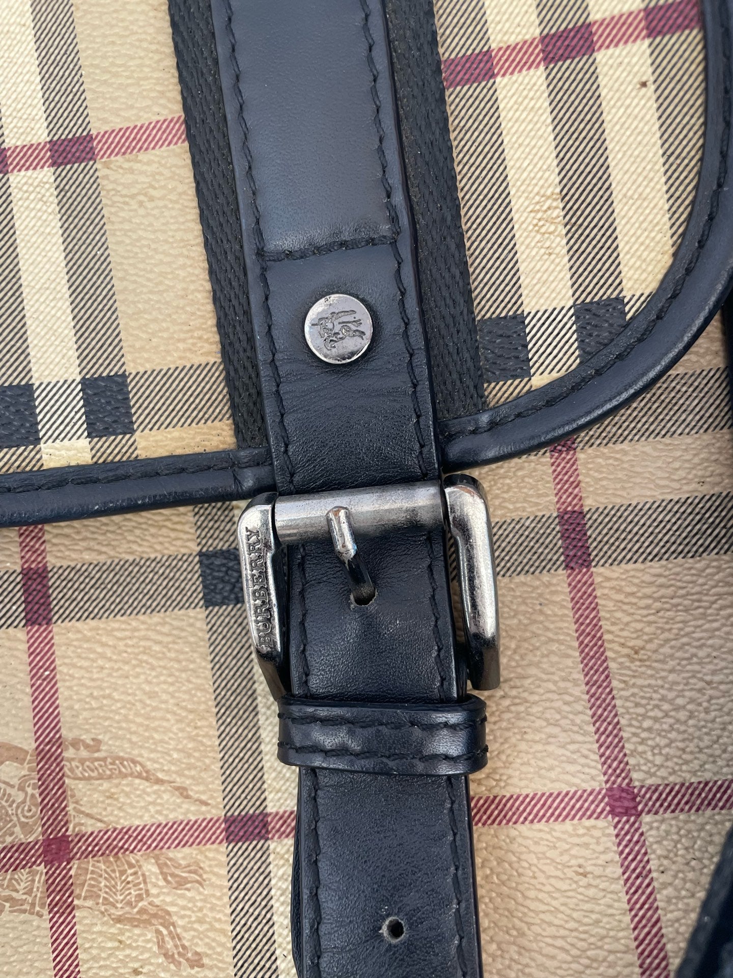 Burberry Canvas Messenger Bag