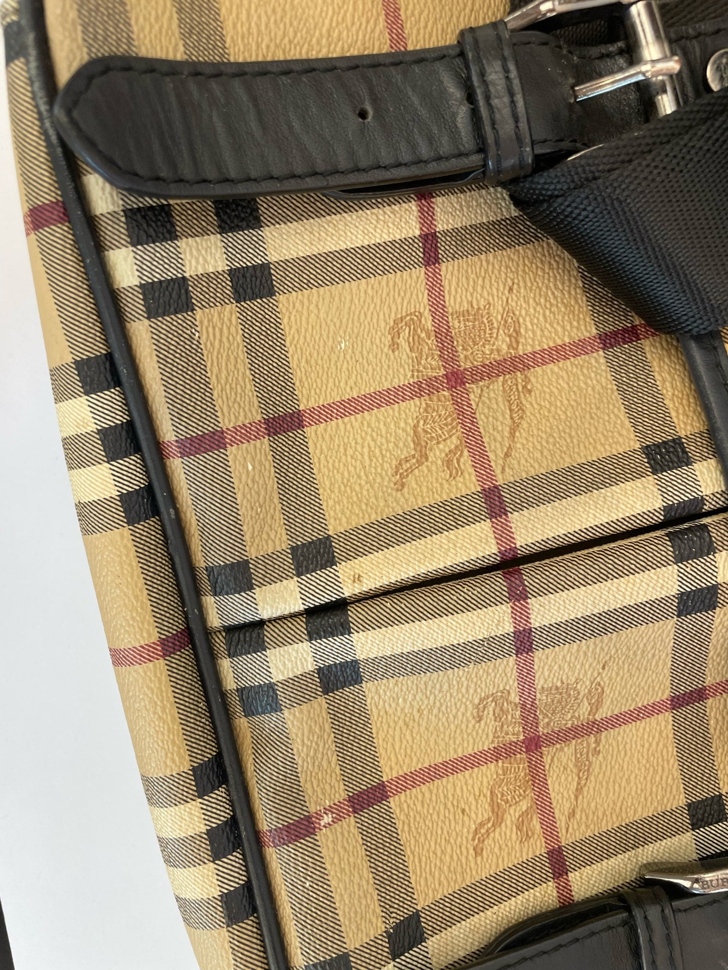Burberry Canvas Messenger Bag