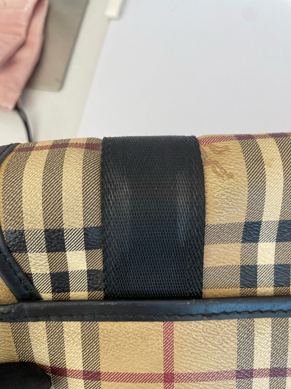 Burberry Canvas Messenger Bag