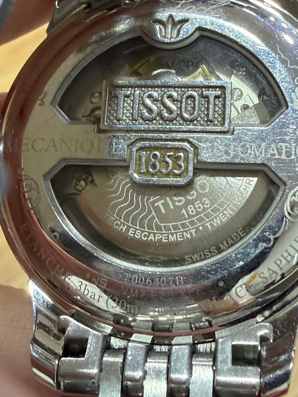 Tissot Classic Automatic (self-winding) watch 39.3 millimeters T006.407.11.033.00