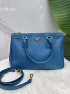 Prada Blue Satchel