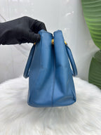 Prada Blue Satchel