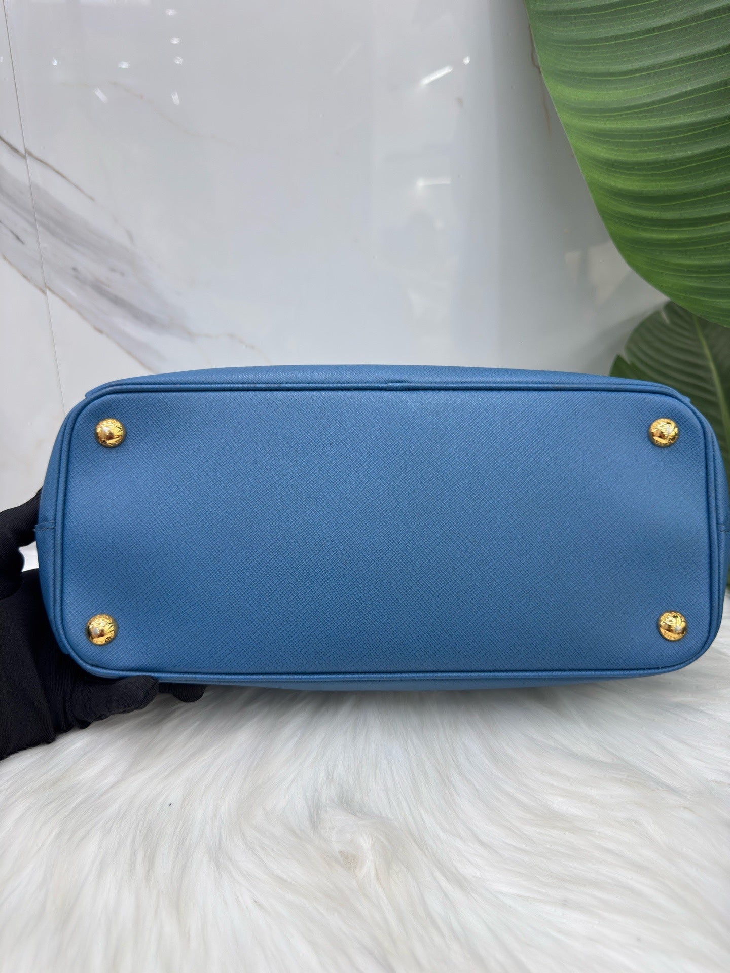 Prada Blue Satchel
