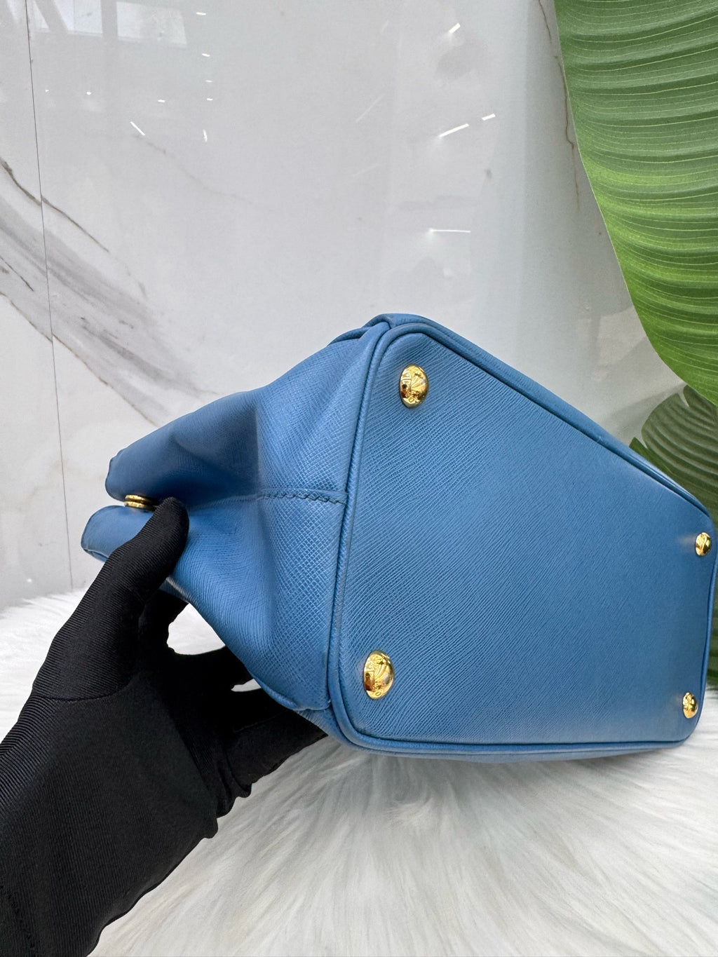 Prada Blue Satchel