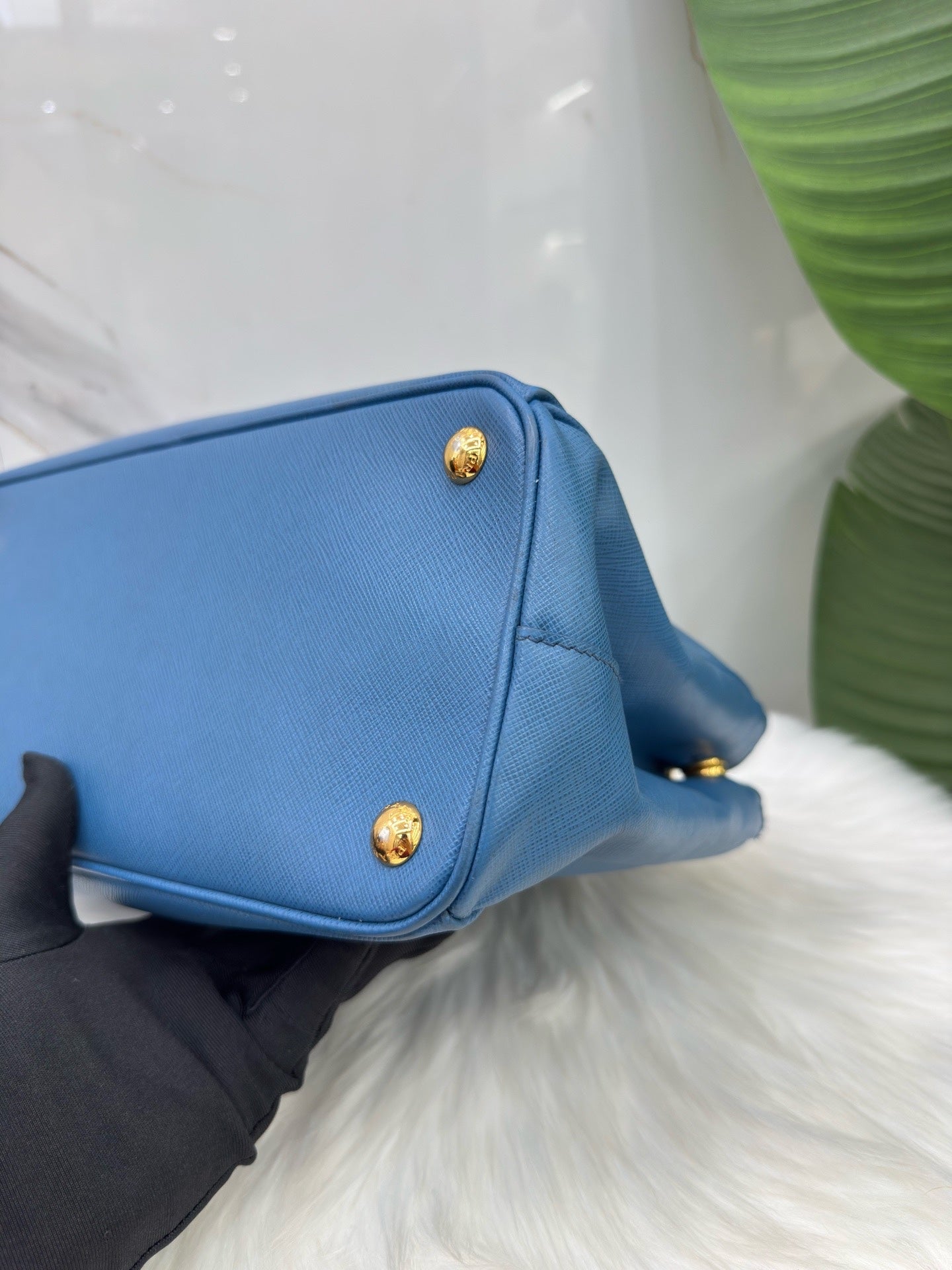 Prada Blue Satchel