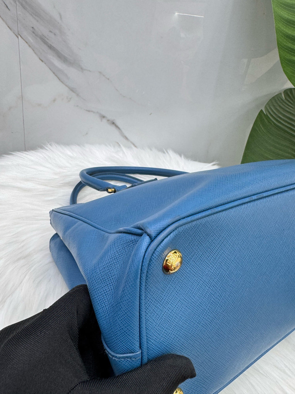 Prada Blue Satchel