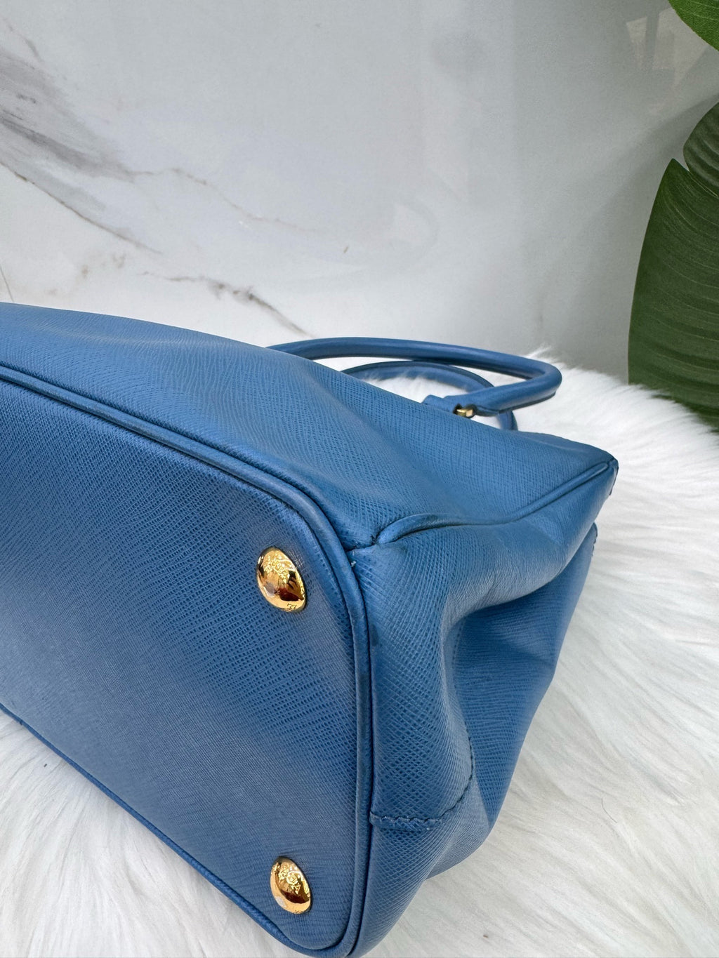 Prada Blue Satchel