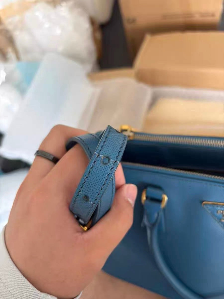 Prada Blue Satchel