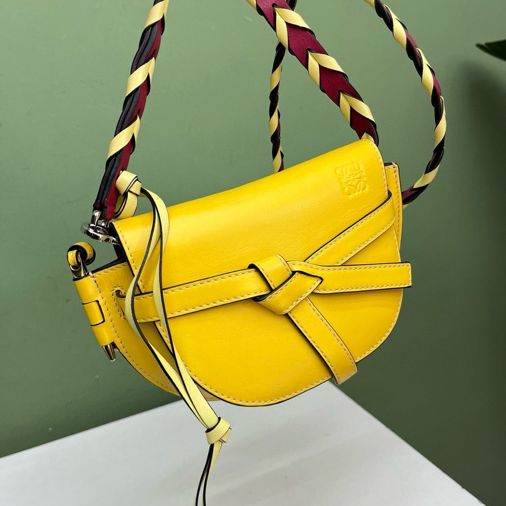 Loewe Yellow Saddle Bag