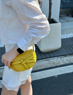 Loewe Yellow Saddle Bag