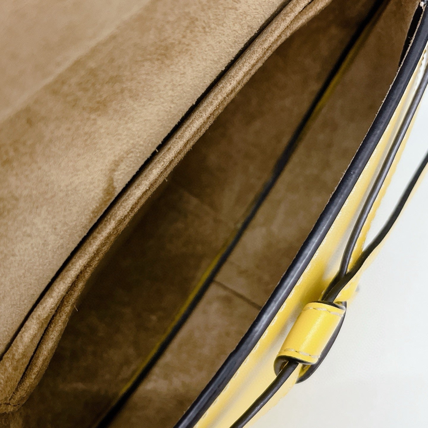 Loewe Yellow Saddle Bag