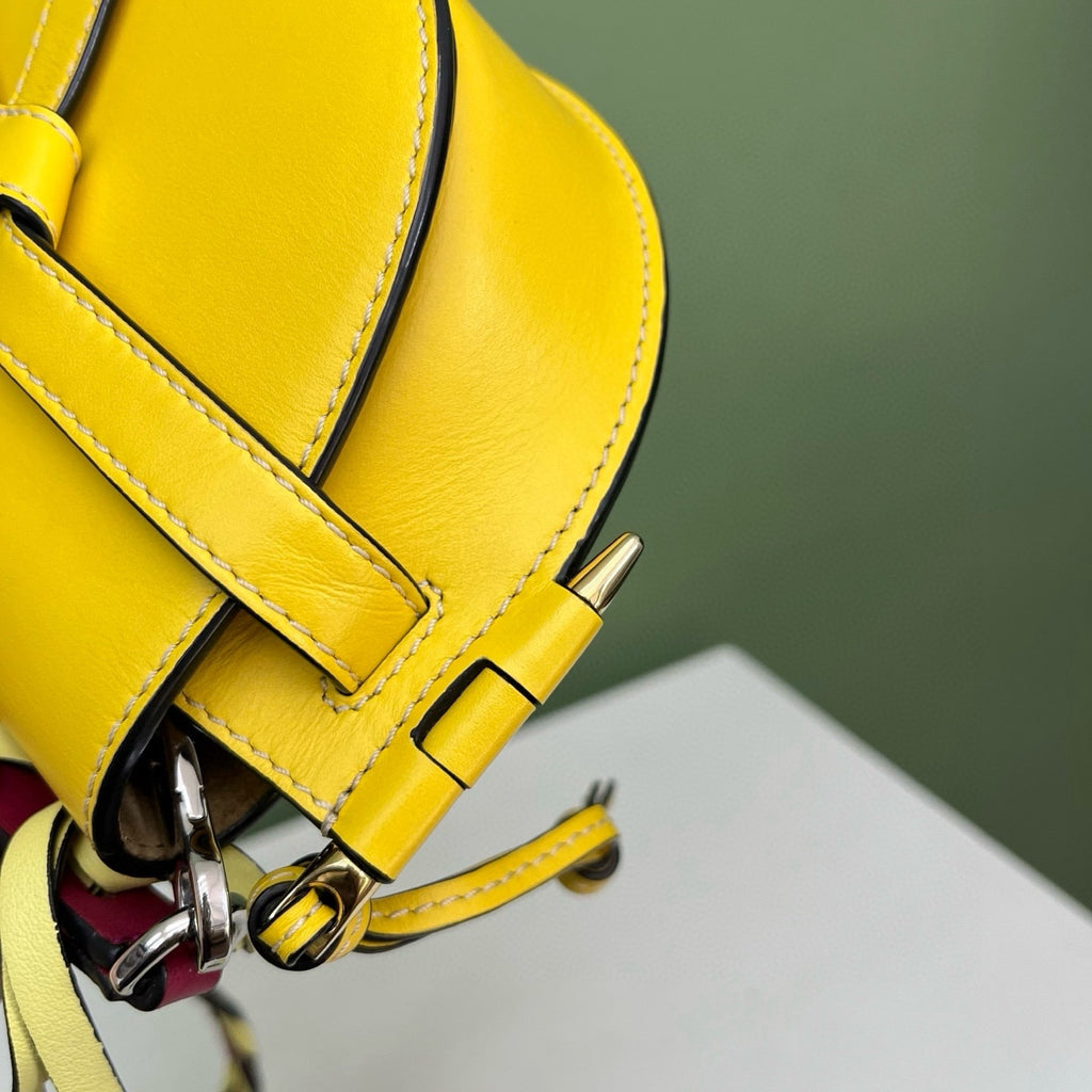 Loewe Yellow Saddle Bag