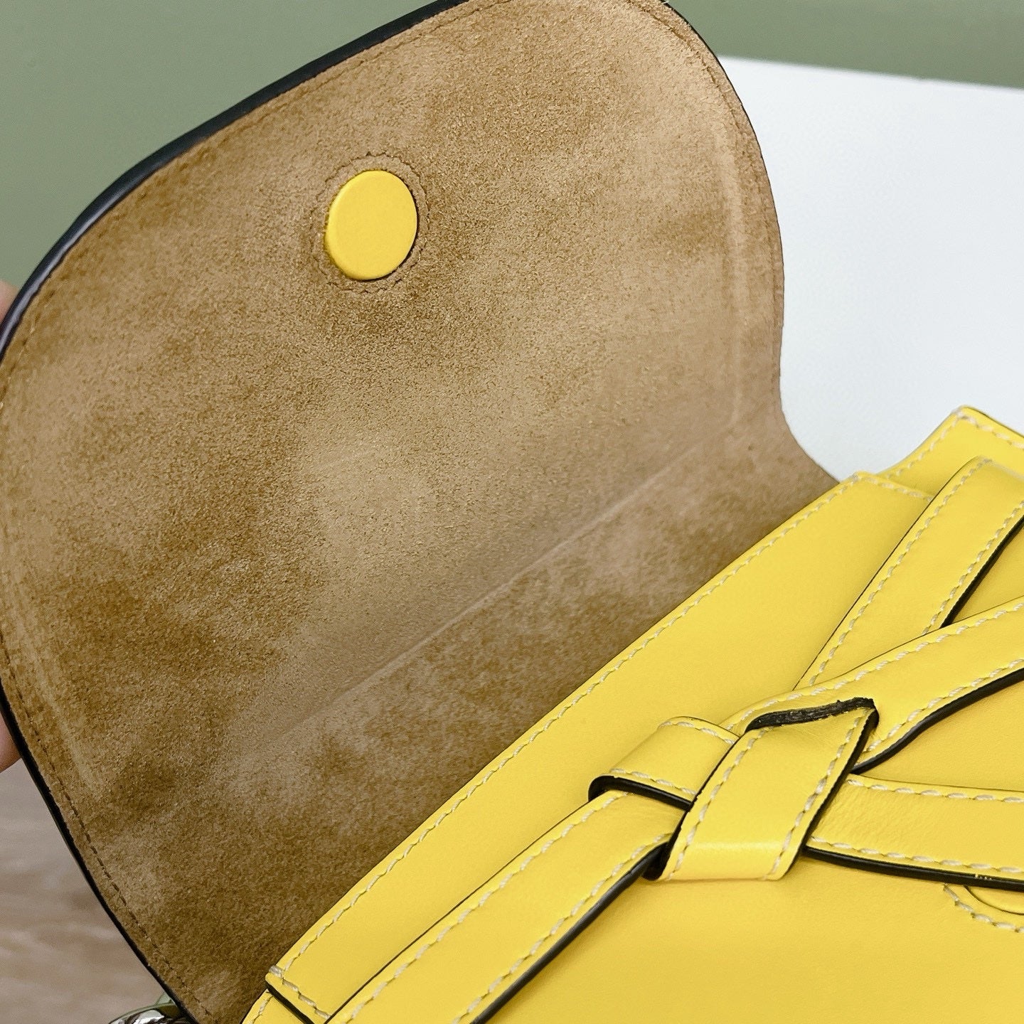 Loewe Yellow Saddle Bag