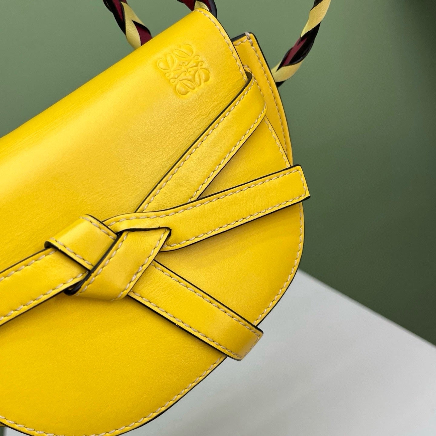 Loewe Yellow Saddle Bag