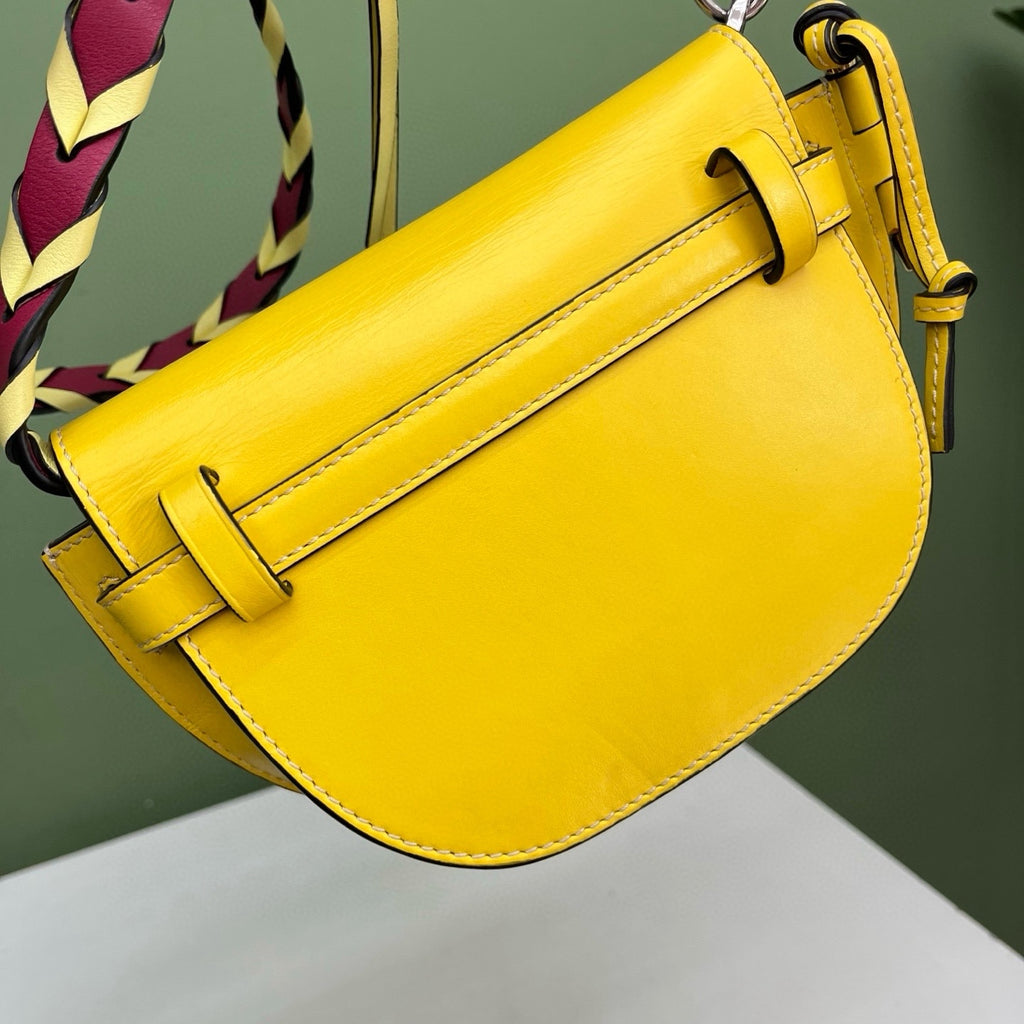 Loewe Yellow Saddle Bag
