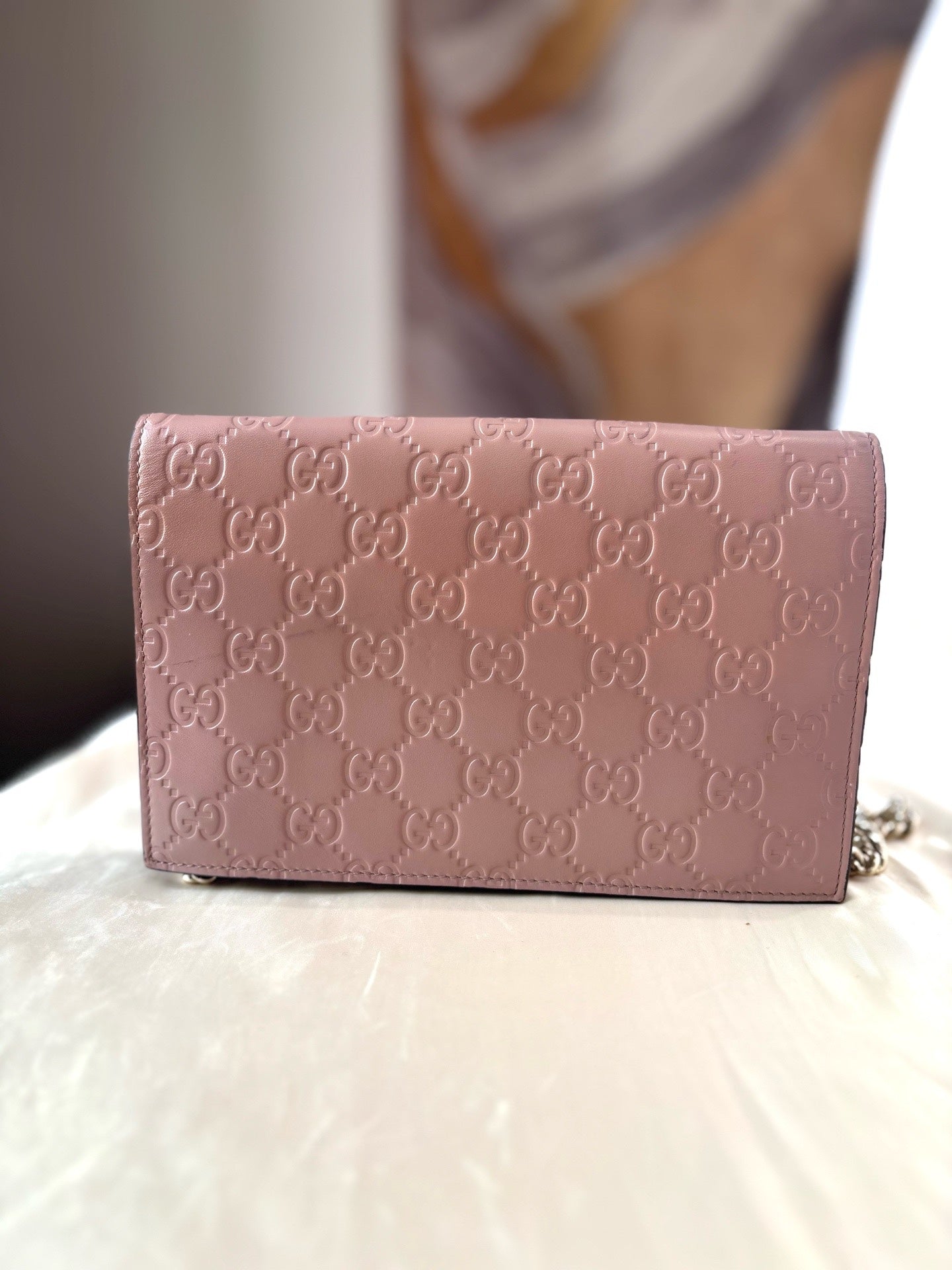 Gucci Leather Pink Crossbody