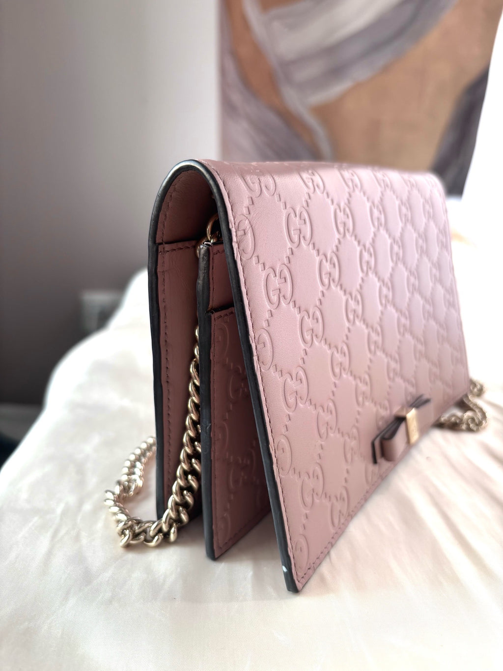 Gucci Leather Pink Crossbody