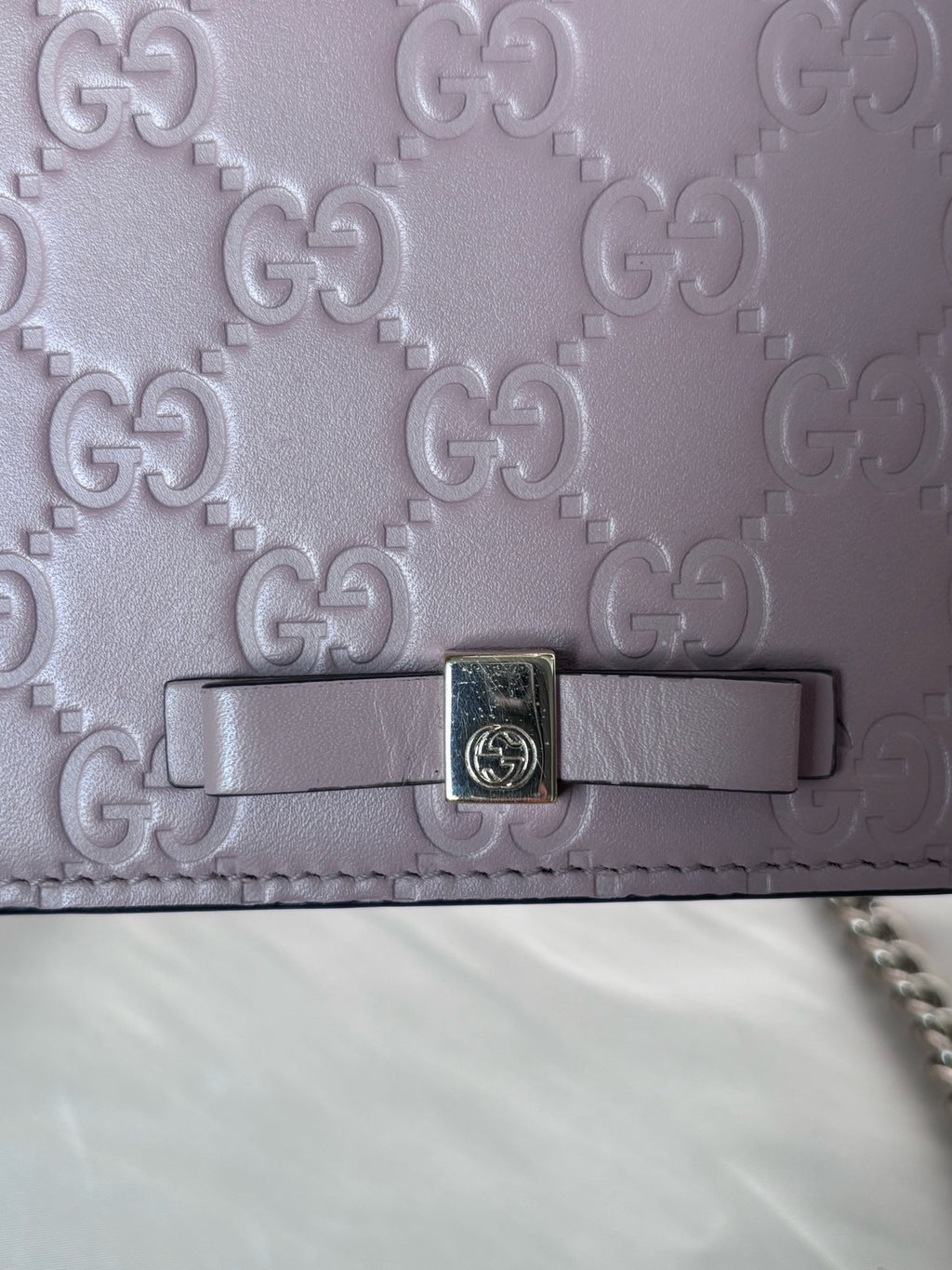 Gucci Leather Pink Crossbody
