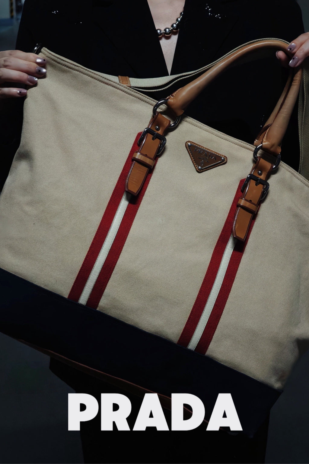 Prada Canvas Duffle