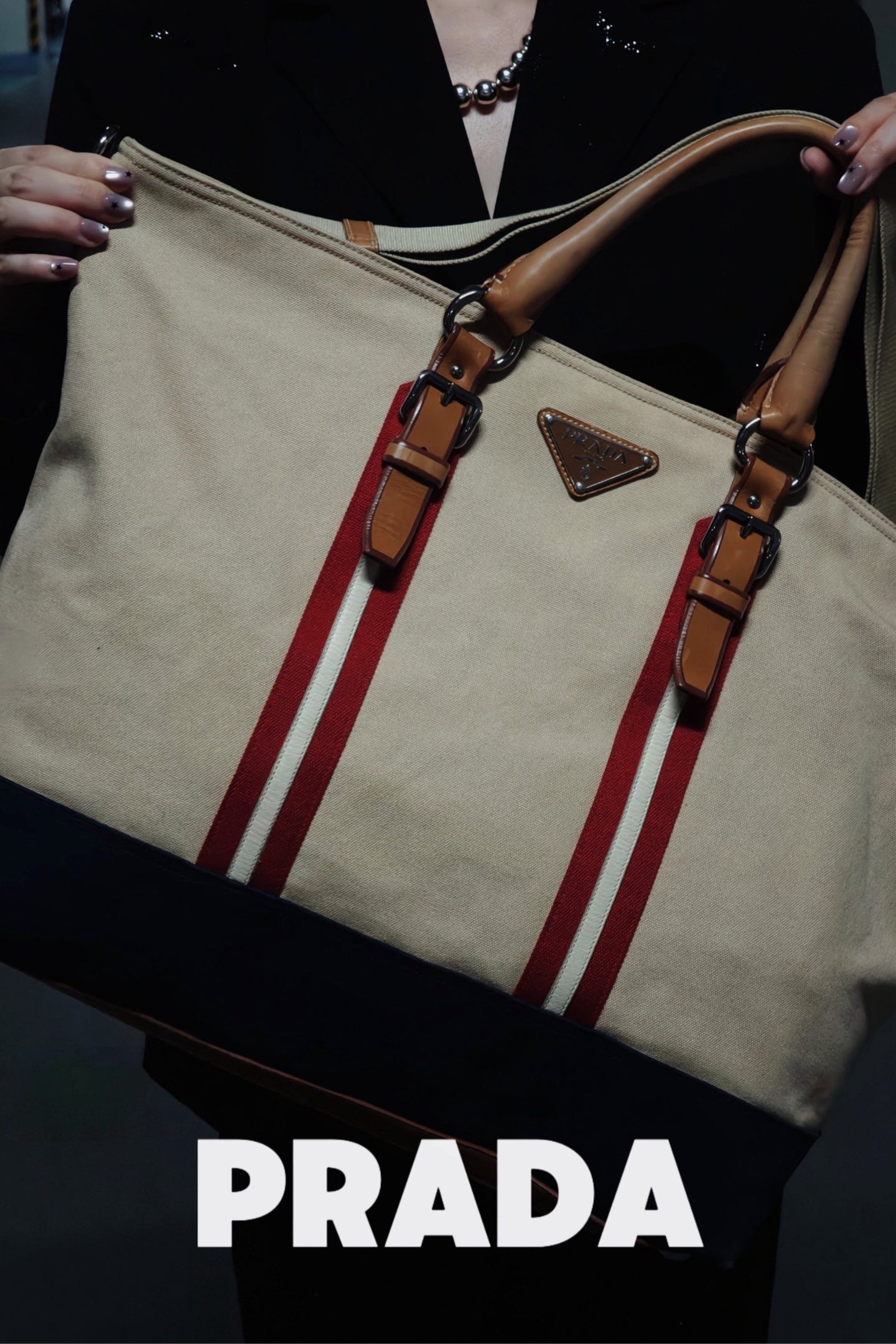 Prada Canvas Duffle