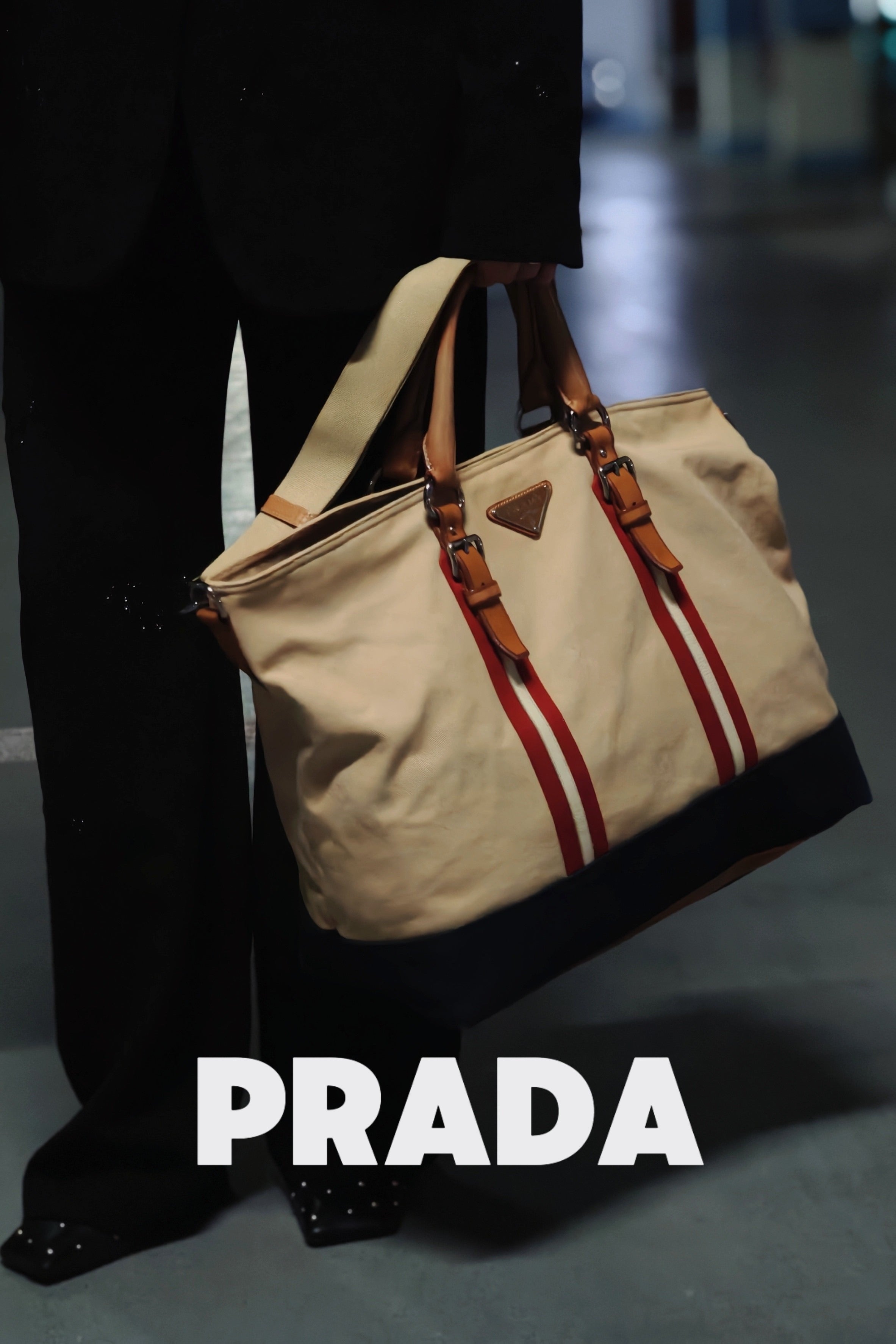 Prada Canvas Duffle