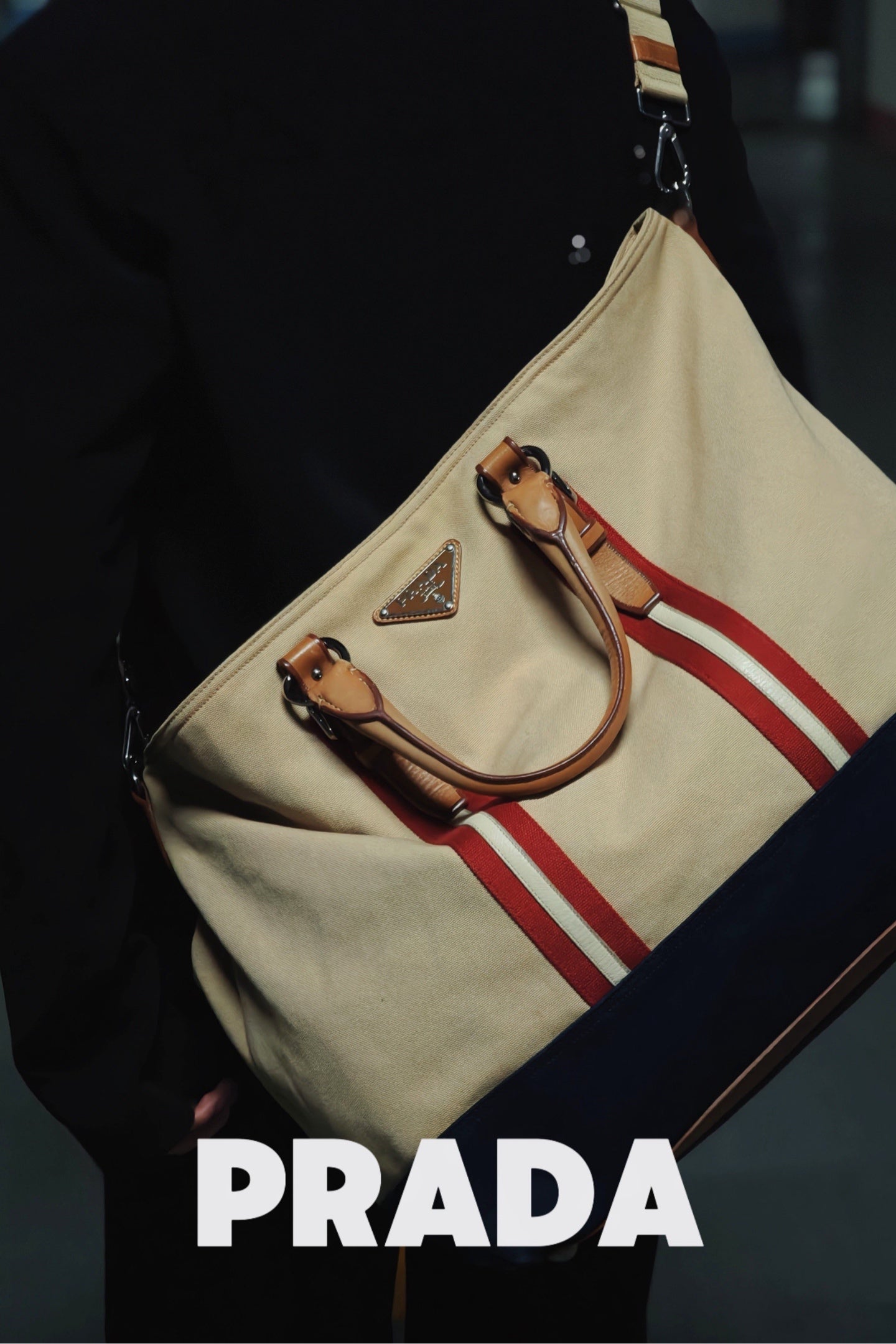 Prada Canvas Duffle