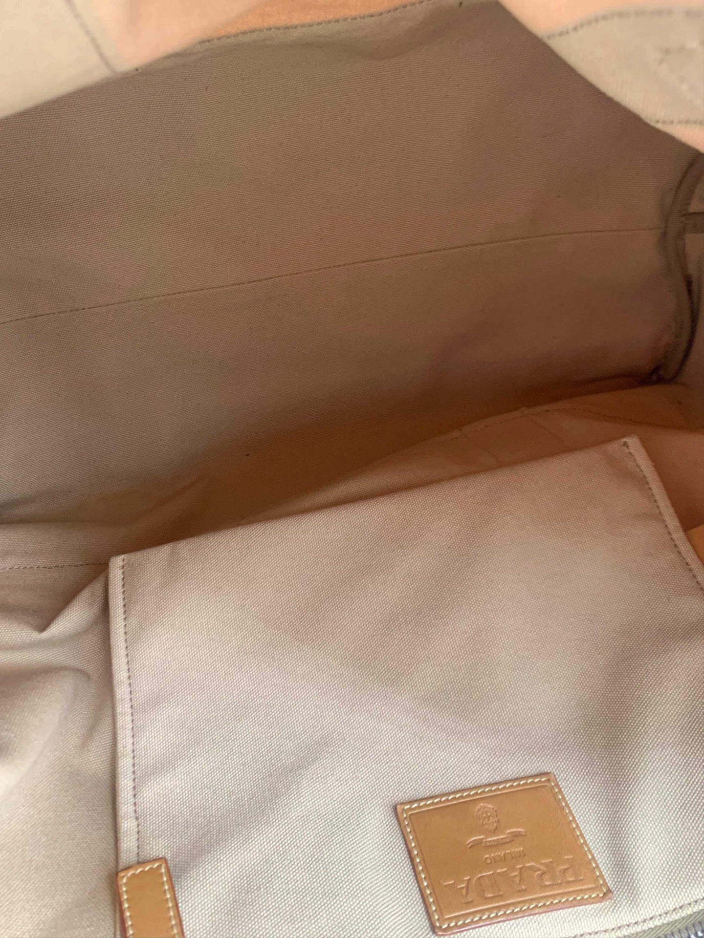 Prada Canvas Duffle